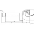 Embout de cardan avant (kit de réparation) HERTH+BUSS JAKOPARTS J2822002 - Visuel 2