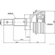 Embout de cardan avant (kit de réparation) HERTH+BUSS JAKOPARTS J2822003 - Visuel 2