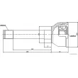 Embout de cardan avant (kit de réparation) HERTH+BUSS JAKOPARTS J2822013 - Visuel 2
