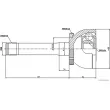 Embout de cardan avant (kit de réparation) HERTH+BUSS JAKOPARTS J2822118 - Visuel 2