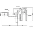 Embout de cardan avant (kit de réparation) HERTH+BUSS JAKOPARTS J2822131 - Visuel 2