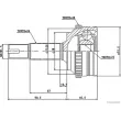 Embout de cardan avant (kit de réparation) HERTH+BUSS JAKOPARTS J2822136 - Visuel 2