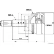 Embout de cardan avant (kit de réparation) HERTH+BUSS JAKOPARTS J2822139 - Visuel 2