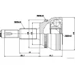 Embout de cardan avant (kit de réparation) HERTH+BUSS JAKOPARTS J2822144 - Visuel 2