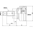 Embout de cardan avant (kit de réparation) HERTH+BUSS JAKOPARTS J2824039 - Visuel 1