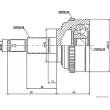 Embout de cardan avant (kit de réparation) HERTH+BUSS JAKOPARTS J2824132 - Visuel 2