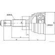 Embout de cardan avant (kit de réparation) HERTH+BUSS JAKOPARTS J2825008 - Visuel 2