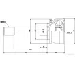 Embout de cardan avant (kit de réparation) HERTH+BUSS JAKOPARTS J2825034 - Visuel 2