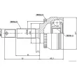Embout de cardan avant (kit de réparation) HERTH+BUSS JAKOPARTS J2825120 - Visuel 2