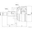 Embout de cardan avant (kit de réparation) HERTH+BUSS JAKOPARTS J2825126 - Visuel 2