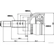 Embout de cardan avant (kit de réparation) HERTH+BUSS JAKOPARTS J2825128 - Visuel 2
