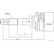 Embout de cardan avant (kit de réparation) HERTH+BUSS JAKOPARTS J2826005 - Visuel 2