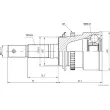 Embout de cardan avant (kit de réparation) HERTH+BUSS JAKOPARTS J2826114 - Visuel 2