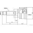 Embout de cardan avant (kit de réparation) HERTH+BUSS JAKOPARTS J2828002 - Visuel 2