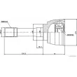 Embout de cardan avant (kit de réparation) HERTH+BUSS JAKOPARTS J2828006 - Visuel 2