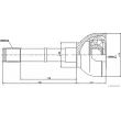 Embout de cardan avant (kit de réparation) HERTH+BUSS JAKOPARTS J2828008 - Visuel 1