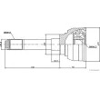 Embout de cardan avant (kit de réparation) HERTH+BUSS JAKOPARTS J2829004 - Visuel 2
