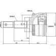 Embout de cardan avant (kit de réparation) HERTH+BUSS JAKOPARTS J2831137 - Visuel 2