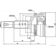 Embout de cardan avant (kit de réparation) HERTH+BUSS JAKOPARTS J2832132 - Visuel 2