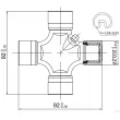 Joint, arbre longitudinal HERTH+BUSS JAKOPARTS J2922013 - Visuel 3