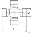 Joint, arbre longitudinal HERTH+BUSS JAKOPARTS J2925007 - Visuel 2