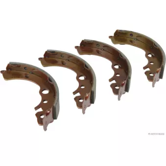 Jeu de mâchoires de frein HERTH+BUSS JAKOPARTS J3504003