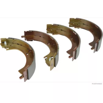 Jeu de mâchoires de frein HERTH+BUSS JAKOPARTS J3505001