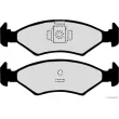 Jeu de 4 plaquettes de frein avant HERTH+BUSS JAKOPARTS J3600301 - Visuel 2