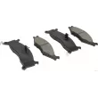 Jeu de 4 plaquettes de frein avant HERTH+BUSS JAKOPARTS J3600302 - Visuel 1