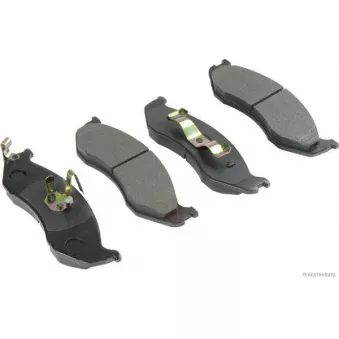 Jeu de 4 plaquettes de frein avant HERTH+BUSS JAKOPARTS J3600307