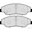 Jeu de 4 plaquettes de frein avant HERTH+BUSS JAKOPARTS J3600309 - Visuel 2