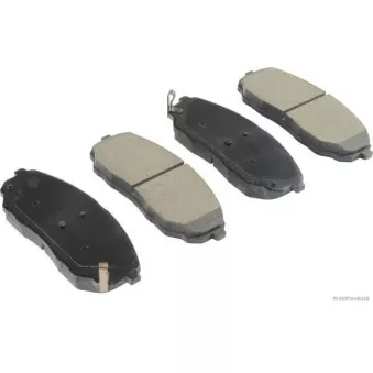 Jeu de 4 plaquettes de frein avant HERTH+BUSS JAKOPARTS