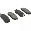 Jeu de 4 plaquettes de frein avant HERTH+BUSS JAKOPARTS J3600328 - Visuel 1