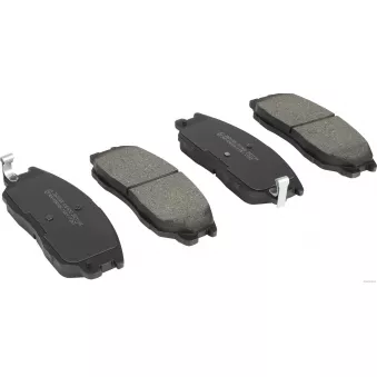 Jeu de 4 plaquettes de frein avant HERTH+BUSS JAKOPARTS