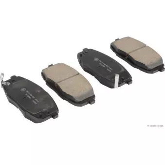 Jeu de 4 plaquettes de frein avant HERTH+BUSS JAKOPARTS