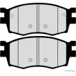 Jeu de 4 plaquettes de frein avant HERTH+BUSS JAKOPARTS J3600332 - Visuel 2