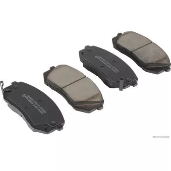 Jeu de 4 plaquettes de frein avant HERTH+BUSS JAKOPARTS