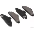 Jeu de 4 plaquettes de frein avant HERTH+BUSS JAKOPARTS J3600503 - Visuel 1
