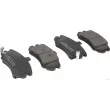 Jeu de 4 plaquettes de frein avant HERTH+BUSS JAKOPARTS J3600509 - Visuel 1