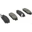 Jeu de 4 plaquettes de frein avant HERTH+BUSS JAKOPARTS J3600515 - Visuel 1