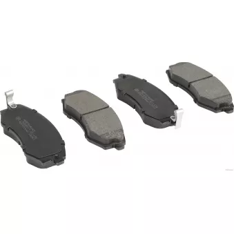 Jeu de 4 plaquettes de frein avant HERTH+BUSS JAKOPARTS J3600517