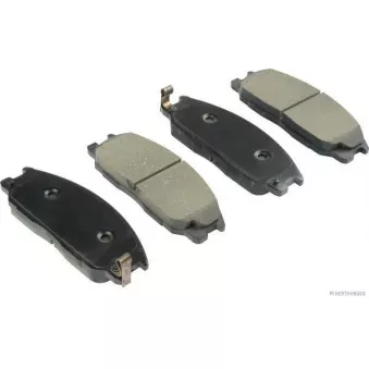 Jeu de 4 plaquettes de frein avant HERTH+BUSS JAKOPARTS