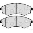 Jeu de 4 plaquettes de frein avant HERTH+BUSS JAKOPARTS J3600530 - Visuel 2