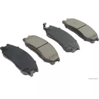 Jeu de 4 plaquettes de frein avant HERTH+BUSS JAKOPARTS J3600531