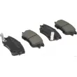 Jeu de 4 plaquettes de frein avant HERTH+BUSS JAKOPARTS J3600540 - Visuel 1
