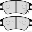 Jeu de 4 plaquettes de frein avant HERTH+BUSS JAKOPARTS J3600540 - Visuel 2