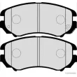 Jeu de 4 plaquettes de frein avant HERTH+BUSS JAKOPARTS J3600541 - Visuel 2