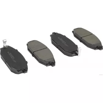 Jeu de 4 plaquettes de frein avant HERTH+BUSS JAKOPARTS