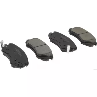 Jeu de 4 plaquettes de frein avant HERTH+BUSS JAKOPARTS
