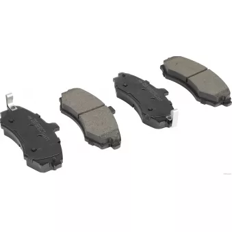 Jeu de 4 plaquettes de frein avant HERTH+BUSS JAKOPARTS